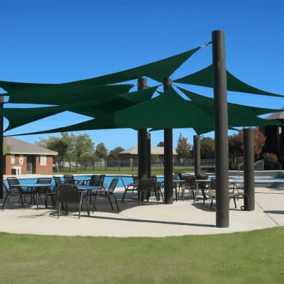 3 point Shade Sail - 5mtrs x 5mtrs x 7.07mtrs