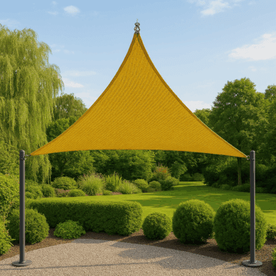 3 point Shade Sail - 3mtrs x 3mtrs x 3mtrs