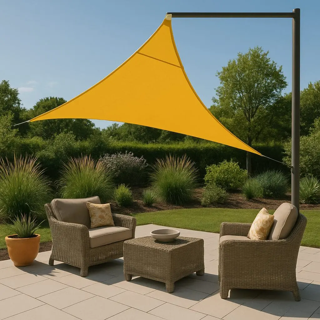 3 point Shade Sail - 3.5mtrs x 3.5mtrs x 4.95mtrs