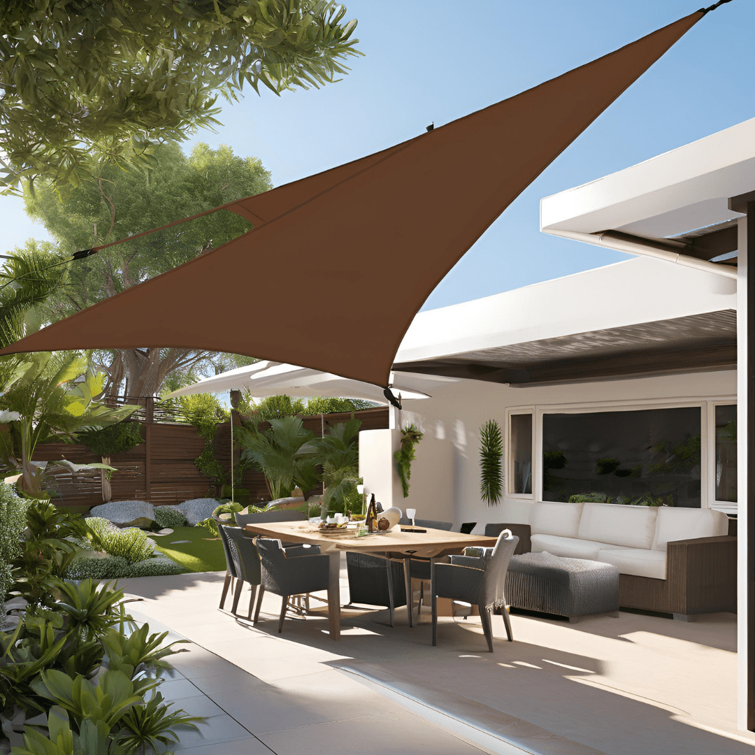 3 point Shade Sail - 4.5mtrs x 4.5mtrs x 4.5mtrs